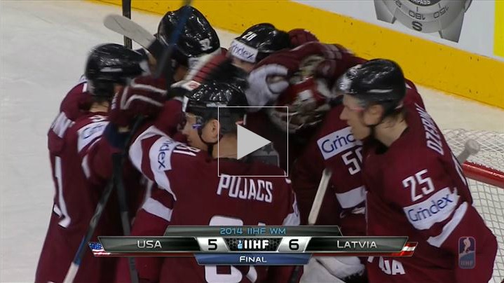Latvija sagrauj ASV – gūto vārtu video apkopojums. (Latvian vs USA icehockey goals)