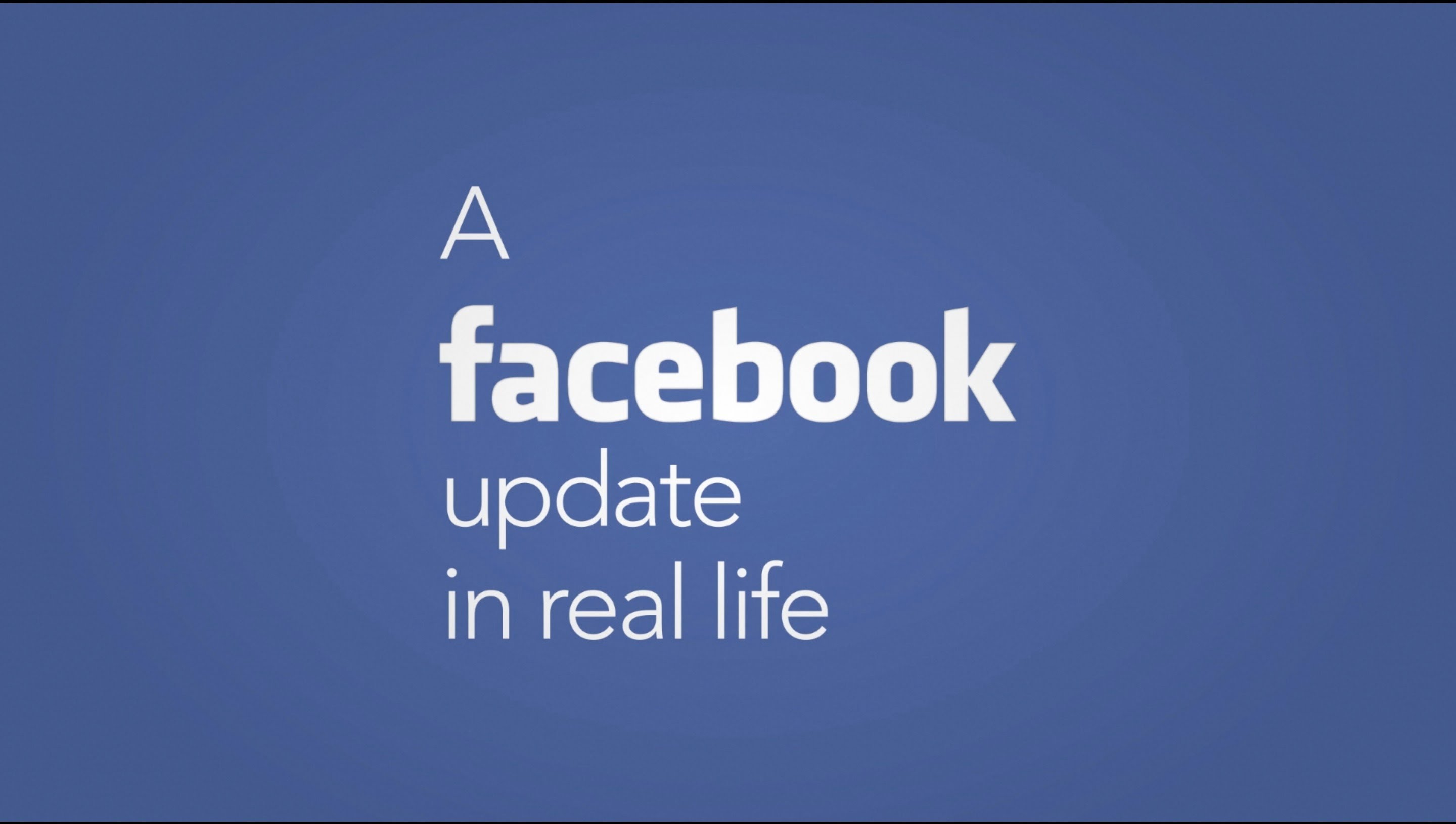 Kā izskatītos Facebook reālajā dzīvē? (A Facebook Update In Real Life)