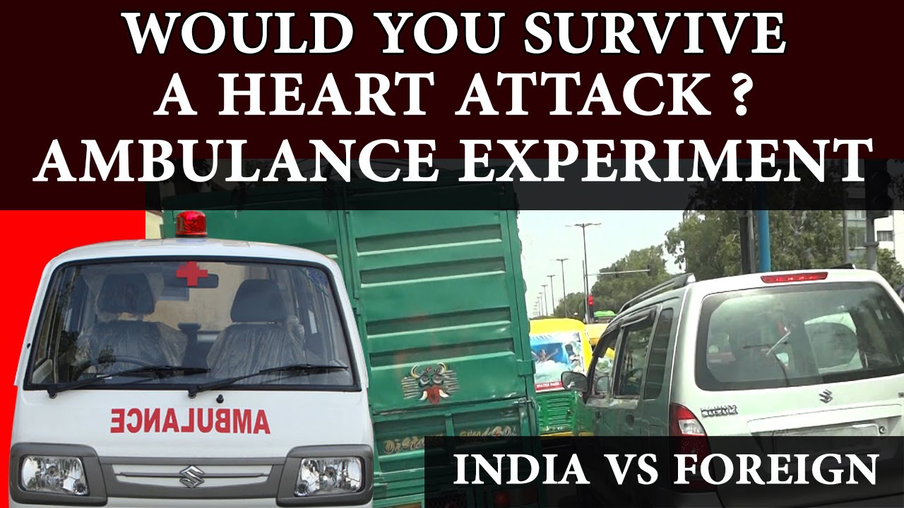 VIDEO – Ar ko atšķiras ātrā palīdzība Indijā no citām valstīm? (SHOCKING AMBULANCE EXPERIMENT- WOULD YOU SURVIVE HEART ATTACK – INDIA VS FOREIGN – SOCIAL EXPERIMENT)