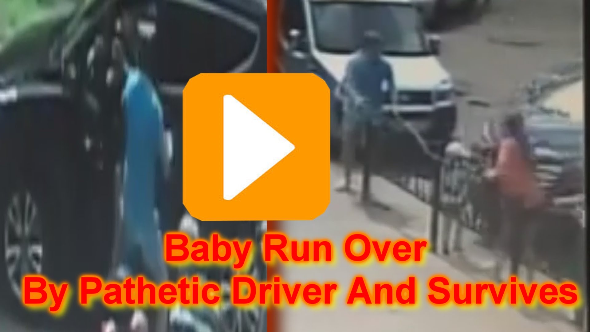VIDEO – Mazulim pārbrauc pāri auto un viņš izdzīvo! (OMG !!!Baby Run Over By Pathetic Driver And Survives 2014)