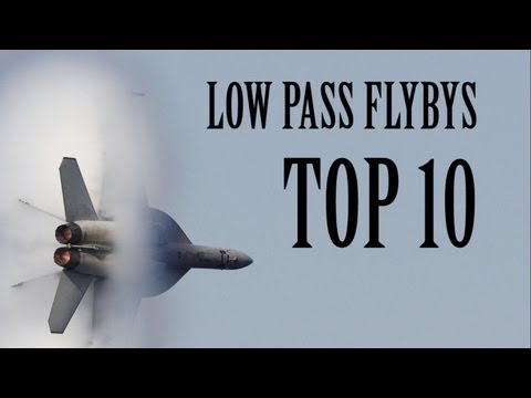 VIDEO – Zemāko lidojumu TOP 10. (Top 10 Jets Low Pass Flybys)