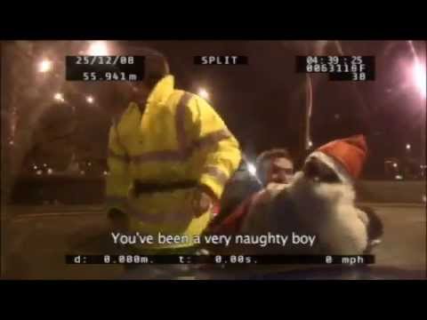 VIDEO: Ziemassvētku vecīša arests! (Santa gets arrested Rudolph dead in boot!)