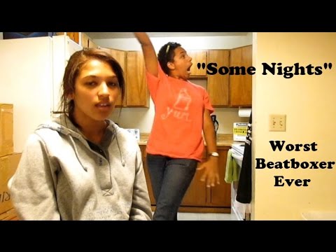 VIDEO: Un tad kadrā parādījās māsa… (Worst Beatboxer Ever covers “Some Nights” by Fun.)