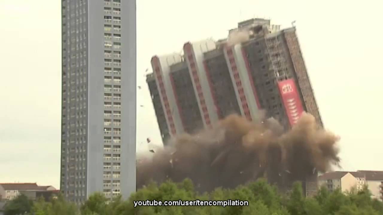 VIDEO: Kā Krievijā atbrīvojas no ēkām! (Подрывы и падения многоэтажных зданий и жилых домов)