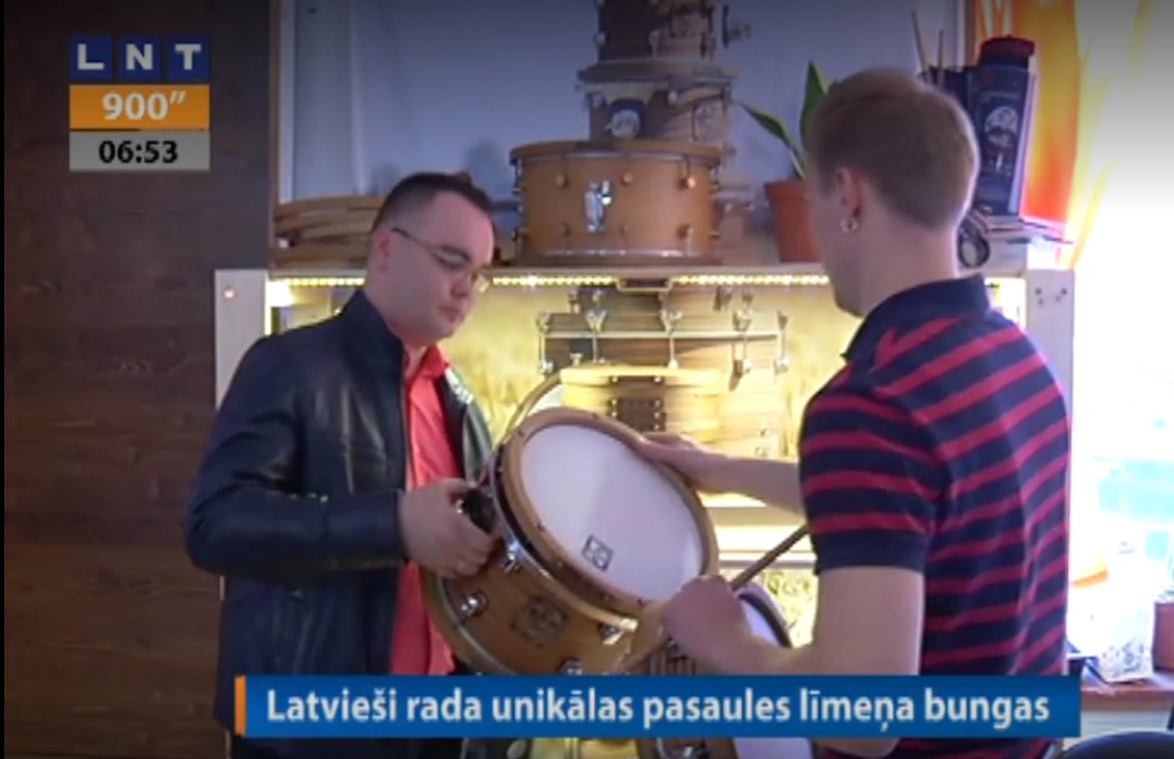 VIDEO: Super! Brāļi no Latvijas rada pasaulē unikālas bungas! Saņem komplimentus pat no “The Rolling Stones”!