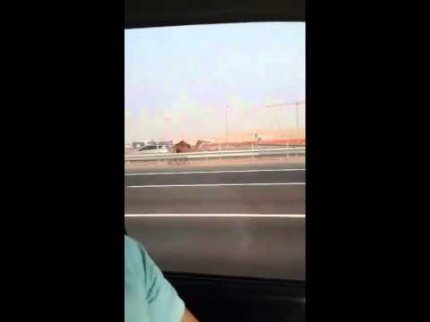 VIDEO: Tikmēr Abu Dabi… šoferis ķer savu braucamo! (Runaway Camel Runs Down Highway | Only In Abu Dhabi)