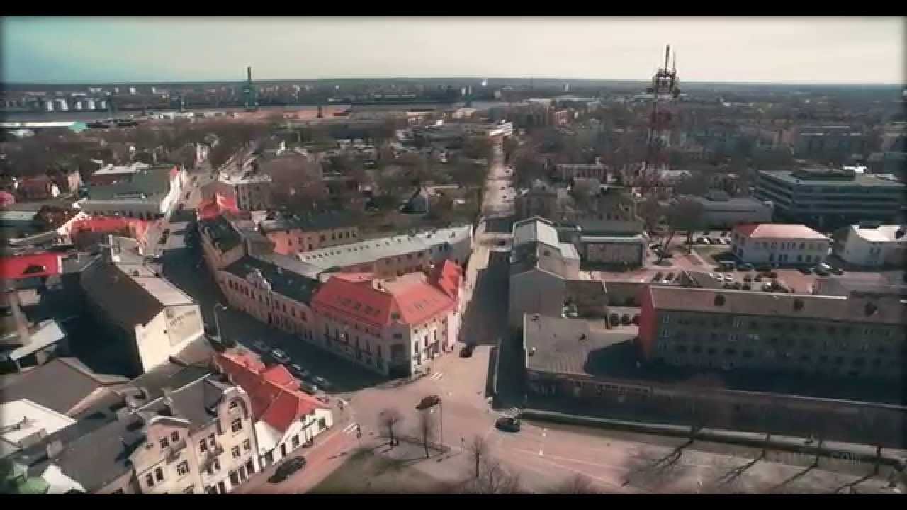 VIDEO: Mūsu skaistā Latvija! Ventspils no putna lidojuma! (Birds-eye view of Ventspils!)