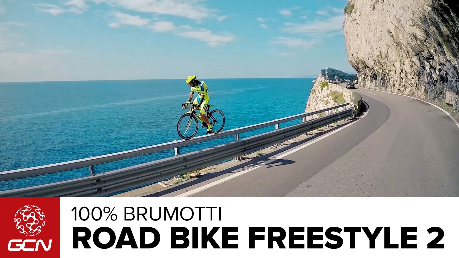 VIDEO: Iespaidīgi! Neticami un ļoti bīstami triki ar velosipēdu! (Brumotti – Road Bike Freestyle 2!)