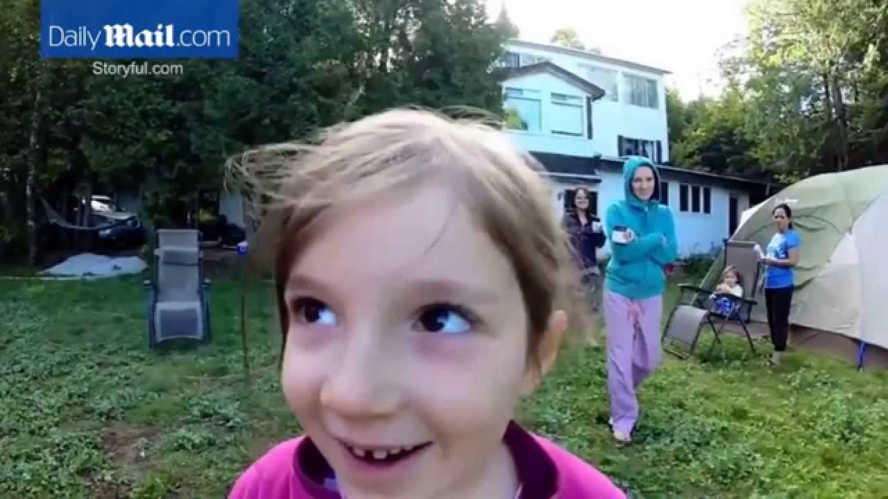 VIDEO: Tētis izrauj meitai zobu.. Bet tu neticēsi, kādā veidā viņi to paveic! (Dad pulls his daughter’s tooth out with a DRONE)