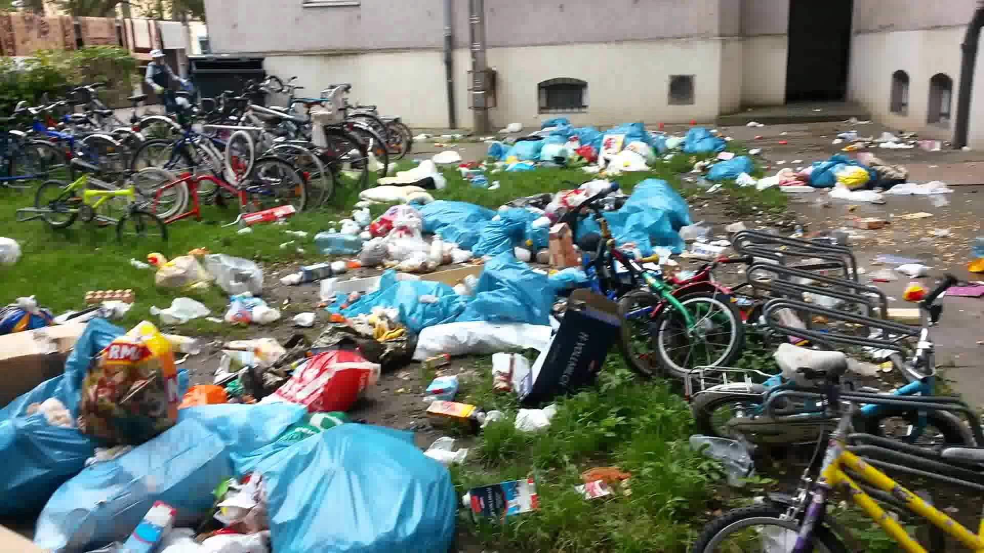 VIDEO: Kur patvēruma meklētāji Vācijā met savus atkritumus?