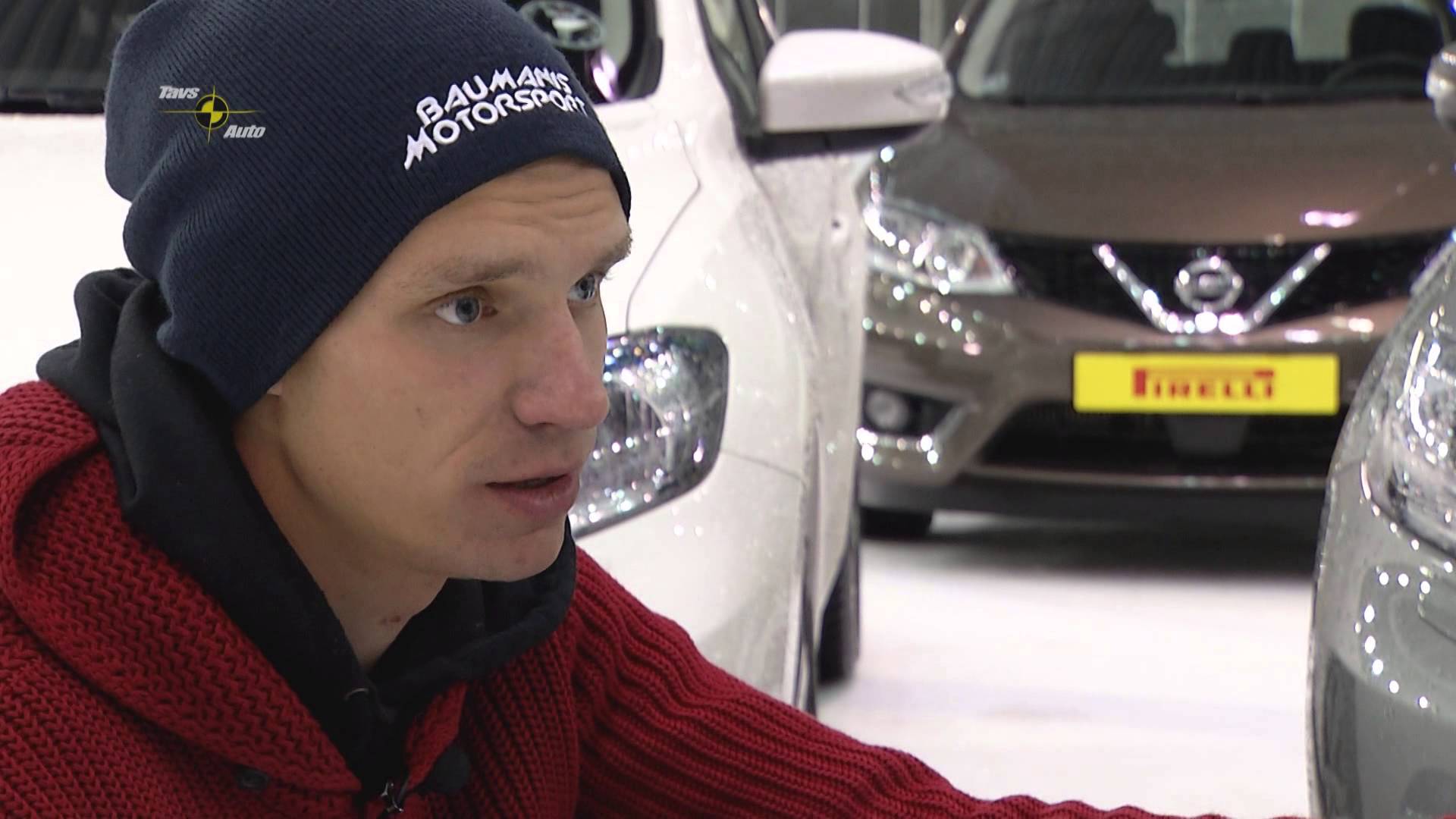 VIDEO: Ziemas riepu tests ledus hallē. Meklējam piemērotākos “apavus” savām automašīnām!