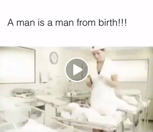 VIDEO: Vīrieši jau piedzimst kā vīrieši!