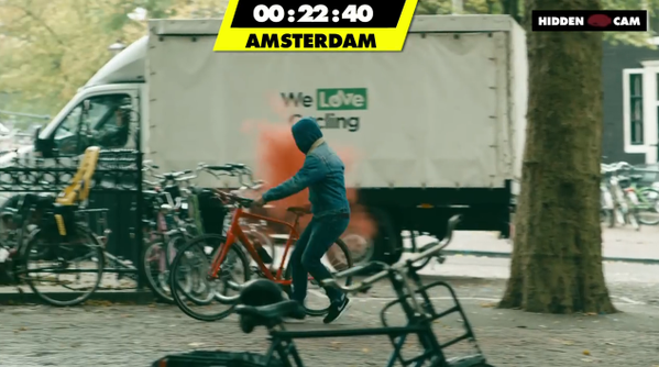 VIDEO: Smieklīgi! Eiropas čempionāts velosipēdu zagšanā!