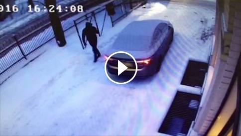VIDEO: Kāpēc nav ieteicams ziemā sildot automašīnu atstāt to bez uzraudzības!?
