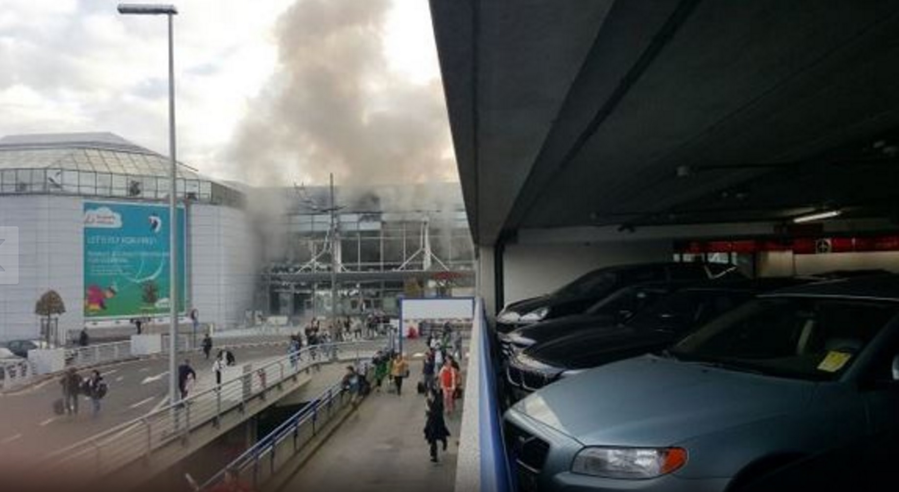 VIDEO: Beļģijā, Briseles lidostā nogranduši divi sprādzieni. 13 bojāgājušie. Sprādziens arī metro stacijā.