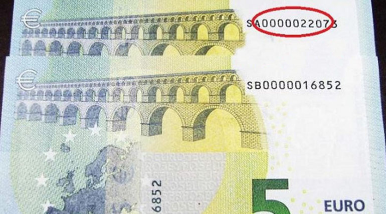Pārbaudi maku un kabatas! Iespējams tieši TAVA eiro banknote var tev atnest papildus NAUDU!