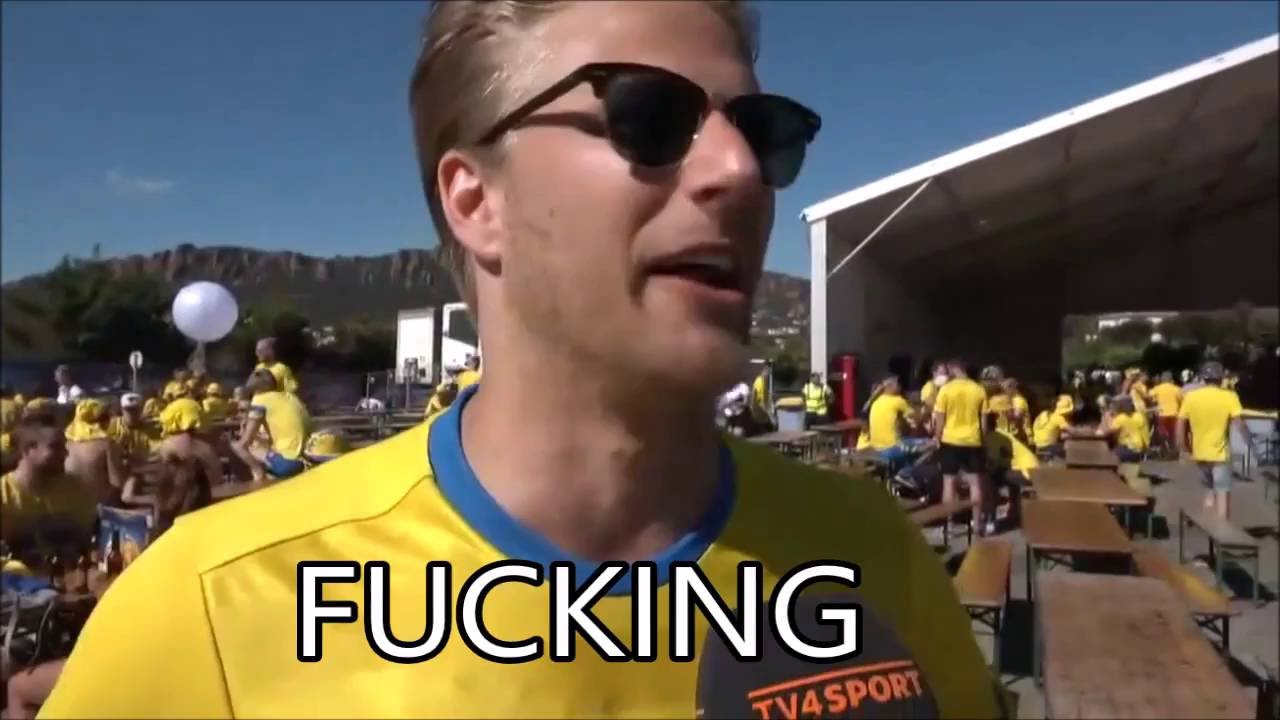 VIDEO: Emocionāls zviedru futbola fans pēc zaudētas spēles: “Kurš, pie velna, paslīd tik svarīgā brīdī!”