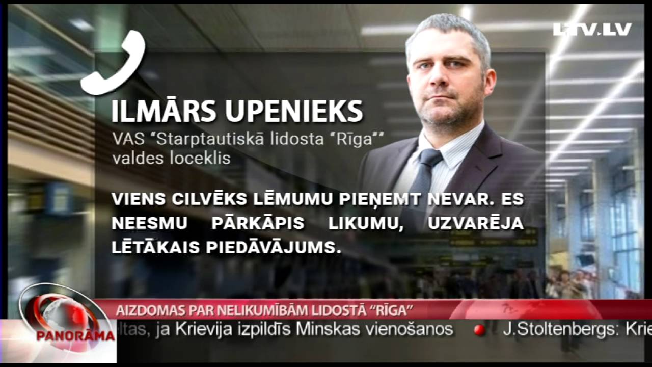 VIDEO: Nesmukumi Rīgas lidostas darbībā. Lems par tās valdes atlaišanu.