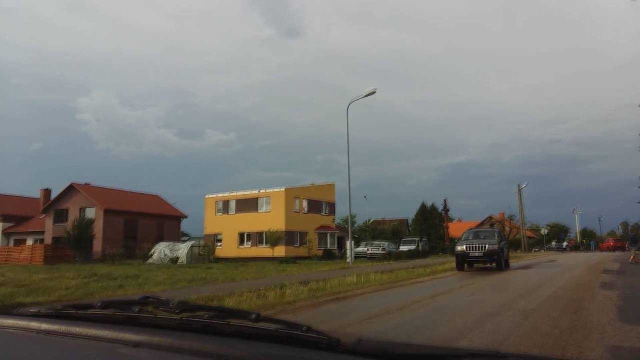 VIDEO: Vētras nodarītie postījumi Lietuvas kūrortpilsētā!