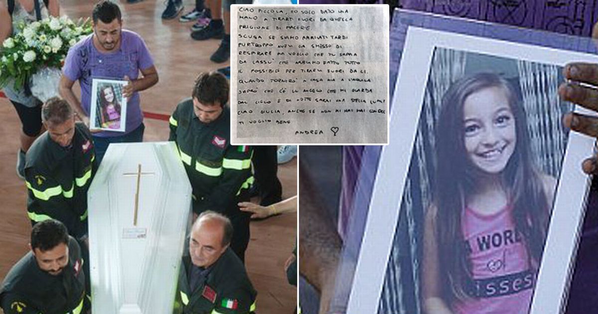 Ugunsdzēsēja vēstule drosmīgajai māsai, kas Itālijas zemestrīces laikā zaudēja dzīvību, glābjot māsiņu..