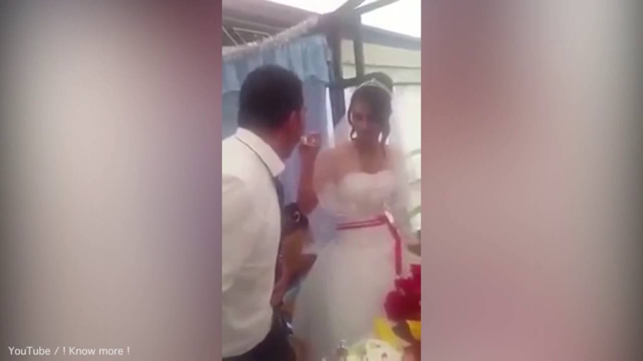 VIDEO: Precējušies vien 15 minūtes, bet jau pirmā roku palaišana no vīra puses..