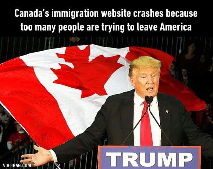 Kanādas imigrācijas mājas lapa “uzkaras”. Amerikāņi grasās pamest valsti!