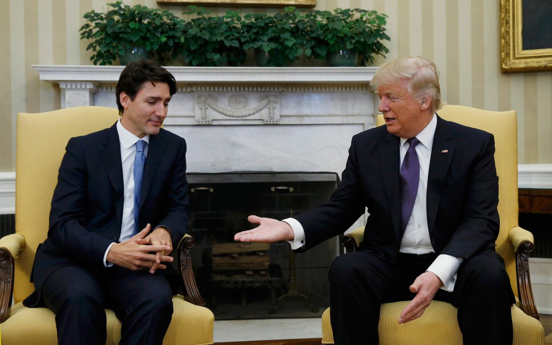 VIDEO: Pasauli sajūsmina Kanādas premjerministra Džastina Trudo izturēšanās pret Donaldu Trampu!