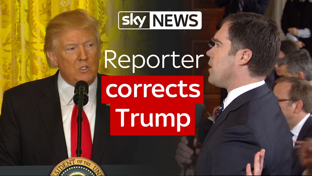 VIDEO: Žurnālists pieķer Donaldu Trampu melos! ASV prezidents taisnojas, kā, nu, māk!