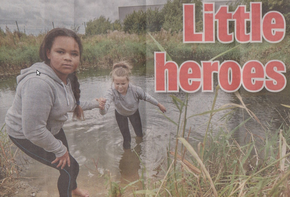 Varonīga latviešu meitenīte Krista Īrijā izglābj maza zēna dzīvību!