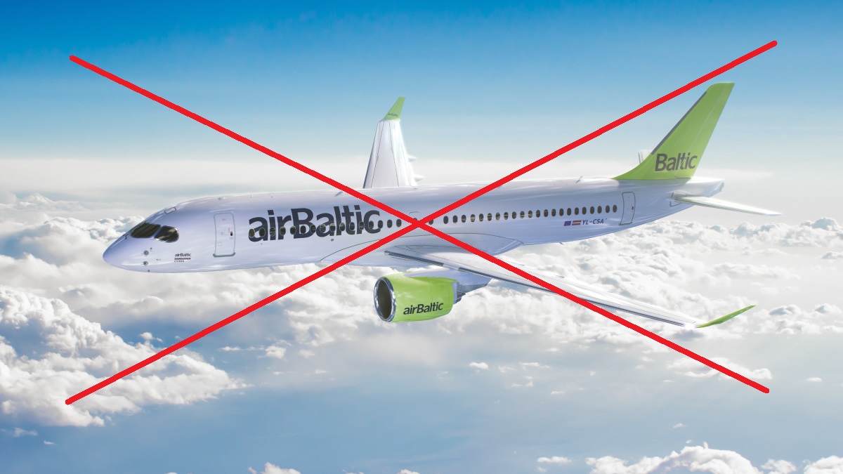 Negaidīti! airBaltic apturējusi visu jauno Bombardier lidmašīnu lidojumus!