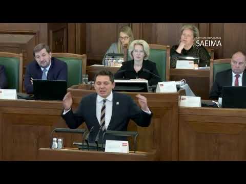 Deputāts Artuss Kaimiņš no Saeimas tribīnes vēršas ar aicinājumi pie premjera Kučinska!
