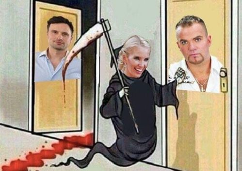 Andris Kivičs cenšas atrast karikatūras autoru