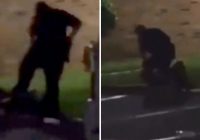 VIDEO: Policists nošauj sievieti mirkli pēc tam, kad viņa kliedz: “Es esmu stāvoklī.”